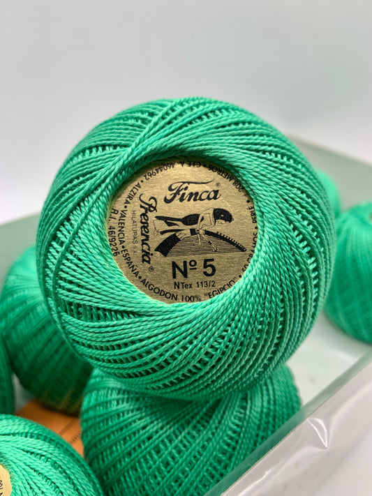 Perlé FINCA Nº 5 (27) - 100% Puro Algodón Egipcio Mercerizado
