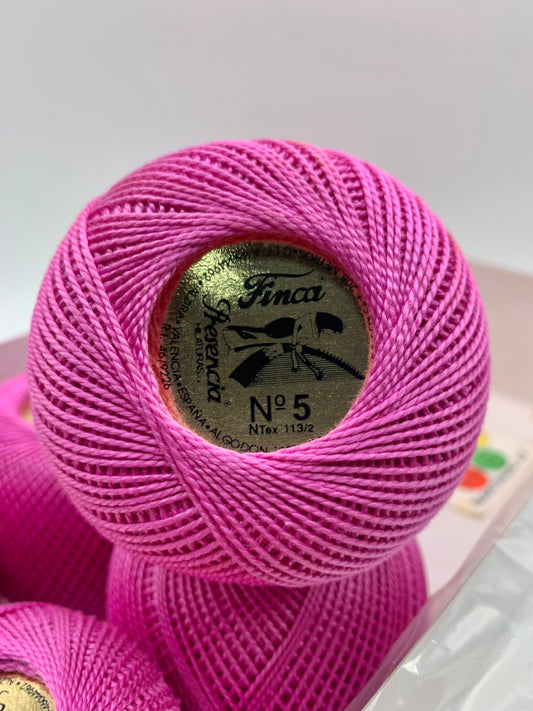 Perlé FINCA Nº 5 (21) - 100% Puro Algodón Egipcio Mercerizado