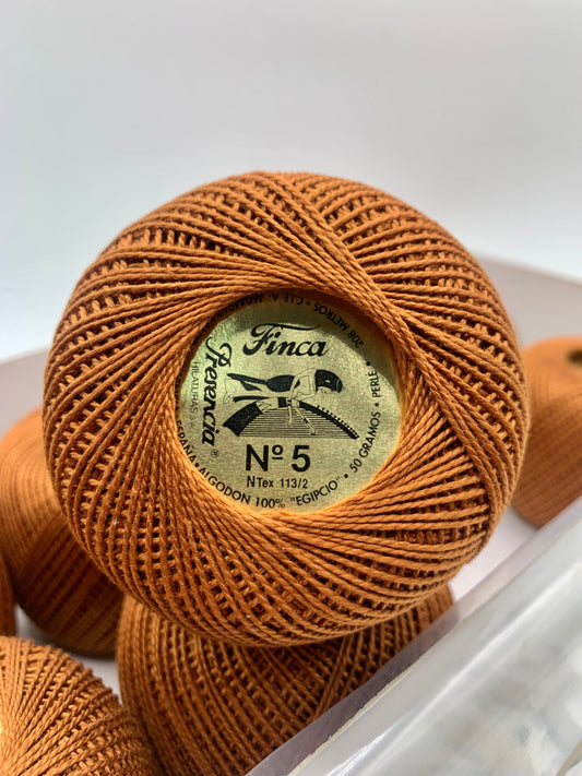 Perlé FINCA Nº 5 (8072) - 100% Puro Algodón Egipcio Mercerizado