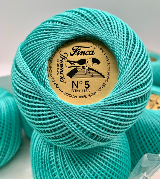 Perlé FINCA Nº 5 (46) - 100% Puro Algodón Egipcio Mercerizado