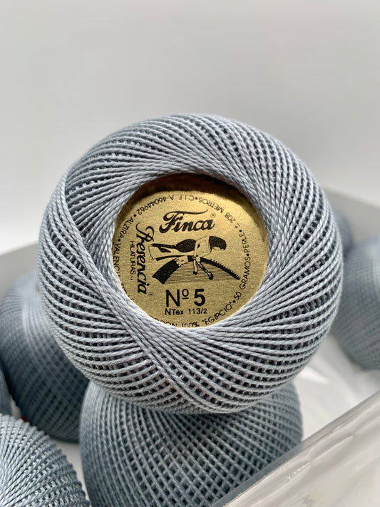 Perlé FINCA Nº 5 (40) - 100% Puro Algodón Egipcio Mercerizado