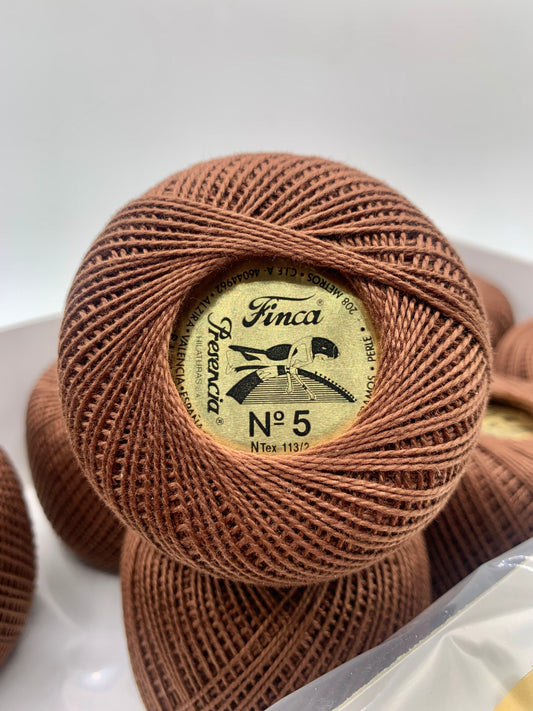 Perlé FINCA Nº 5 (8080) - 100% Puro Algodón Egipcio Mercerizado