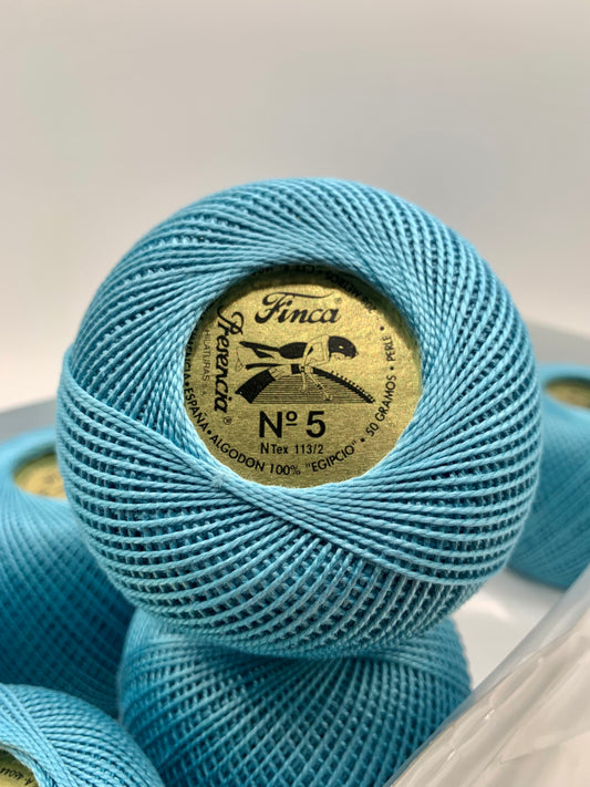 Perlé FINCA Nº 5 (3560) - 100% Puro Algodón Egipcio Mercerizado