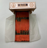 Caja de hilos Senabre color anaranjado (506) - 24uds