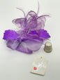 Flor de tela color violeta Deliart