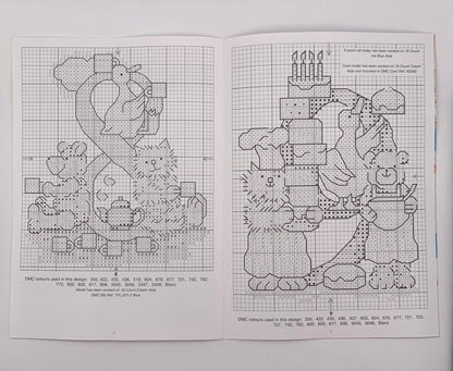 Plantilla "Counted cross stitch" Fun with numbers DMC (Instrucciones en español)