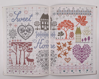 Plantilla "Coloris" Sweet home DMC (Instrucciones español)