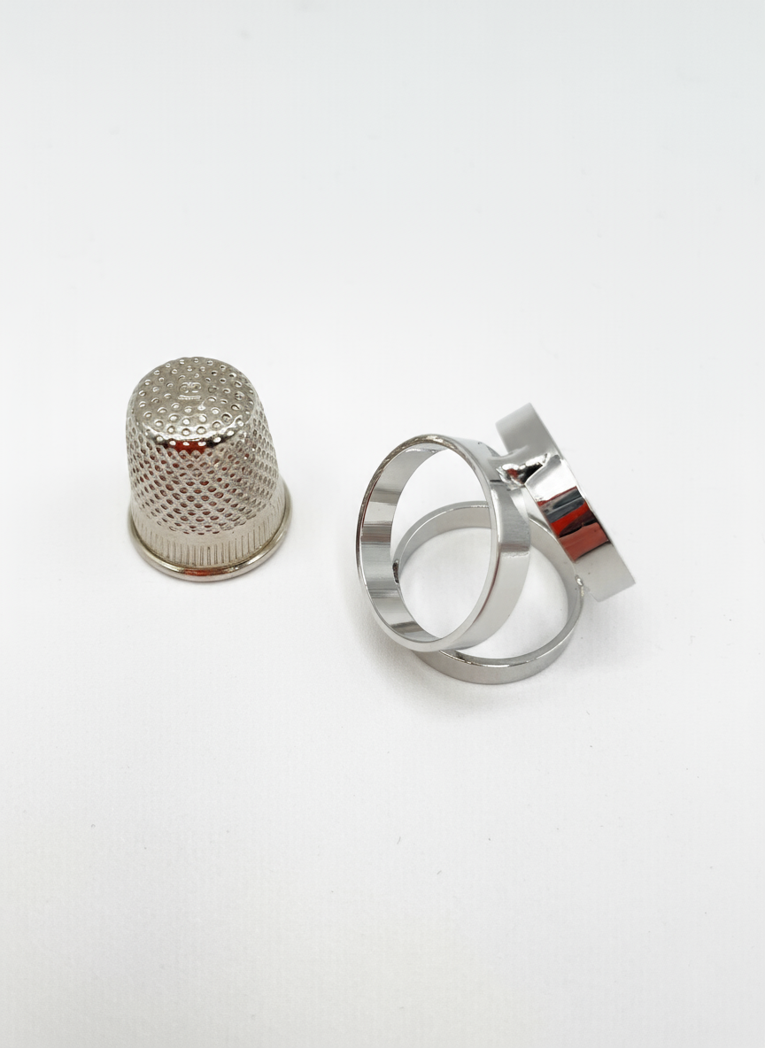 Broche para pañuelo metálico color plata