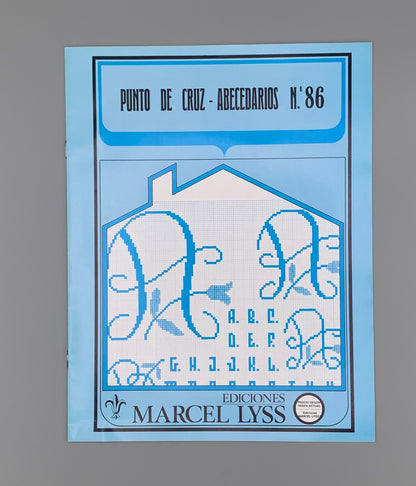 Dibujos punto de cruz: Abecedarios Nº 86 "Ediciones MARCEL LYSS"