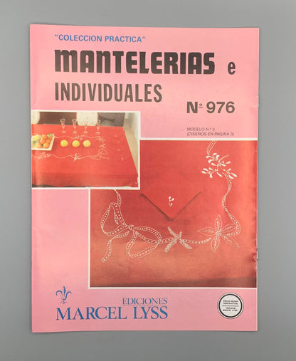 Revista "Mantelerías e individuales" Nº 976 "Ediciones MARCEL LYSS"