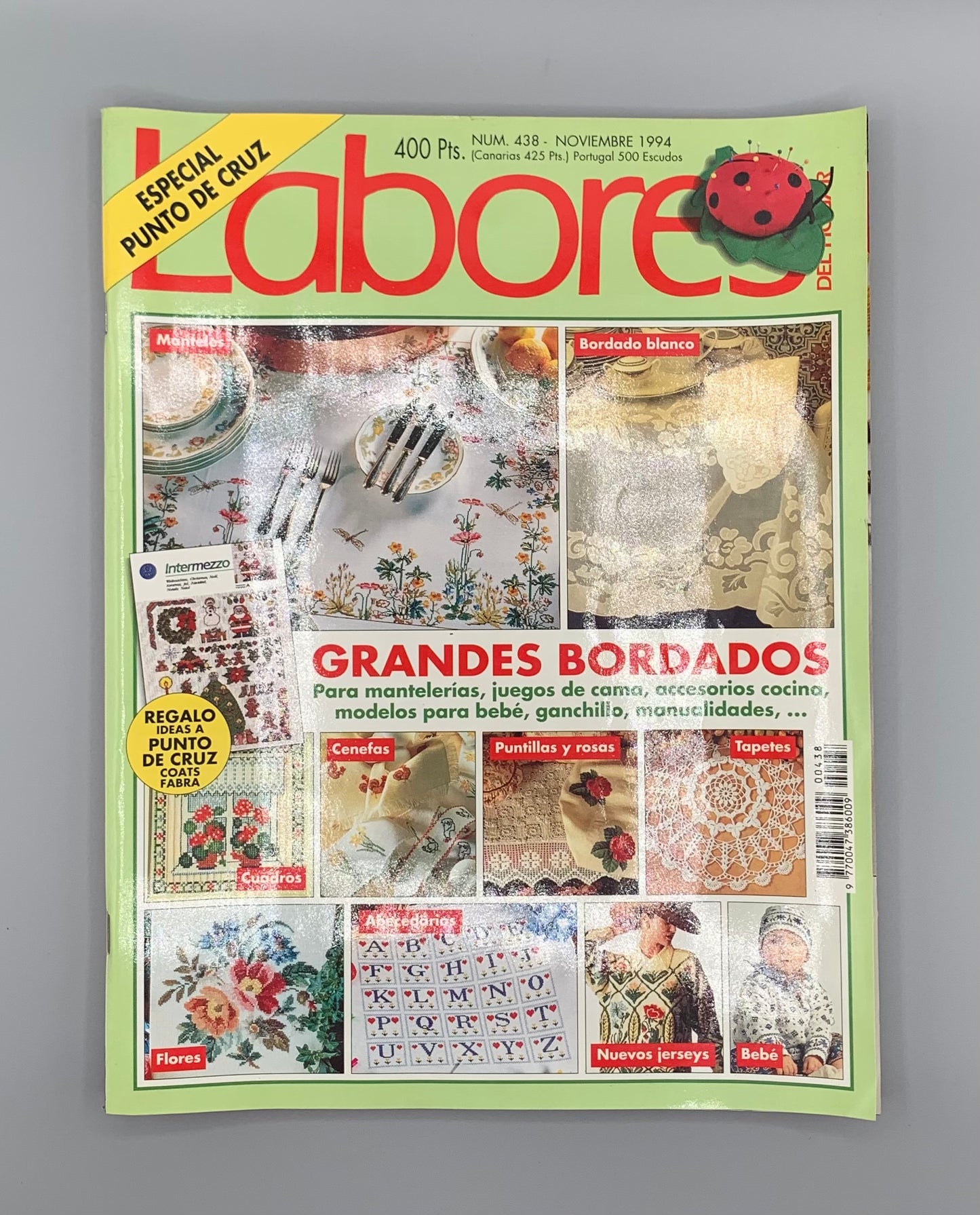 Revista "Labores del hogar" Especial punto de cruz Nº 438 - Noviembre 1994