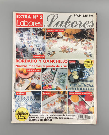 Revista "Labores del hogar" Bordado y ganchillo EXTRA Nº 2