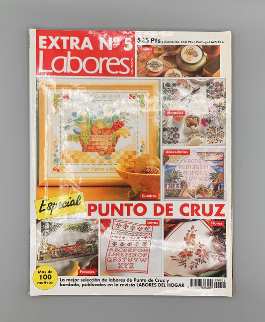 Revista "Labores del hogar" Punto de cruz EXTRA Nº 5