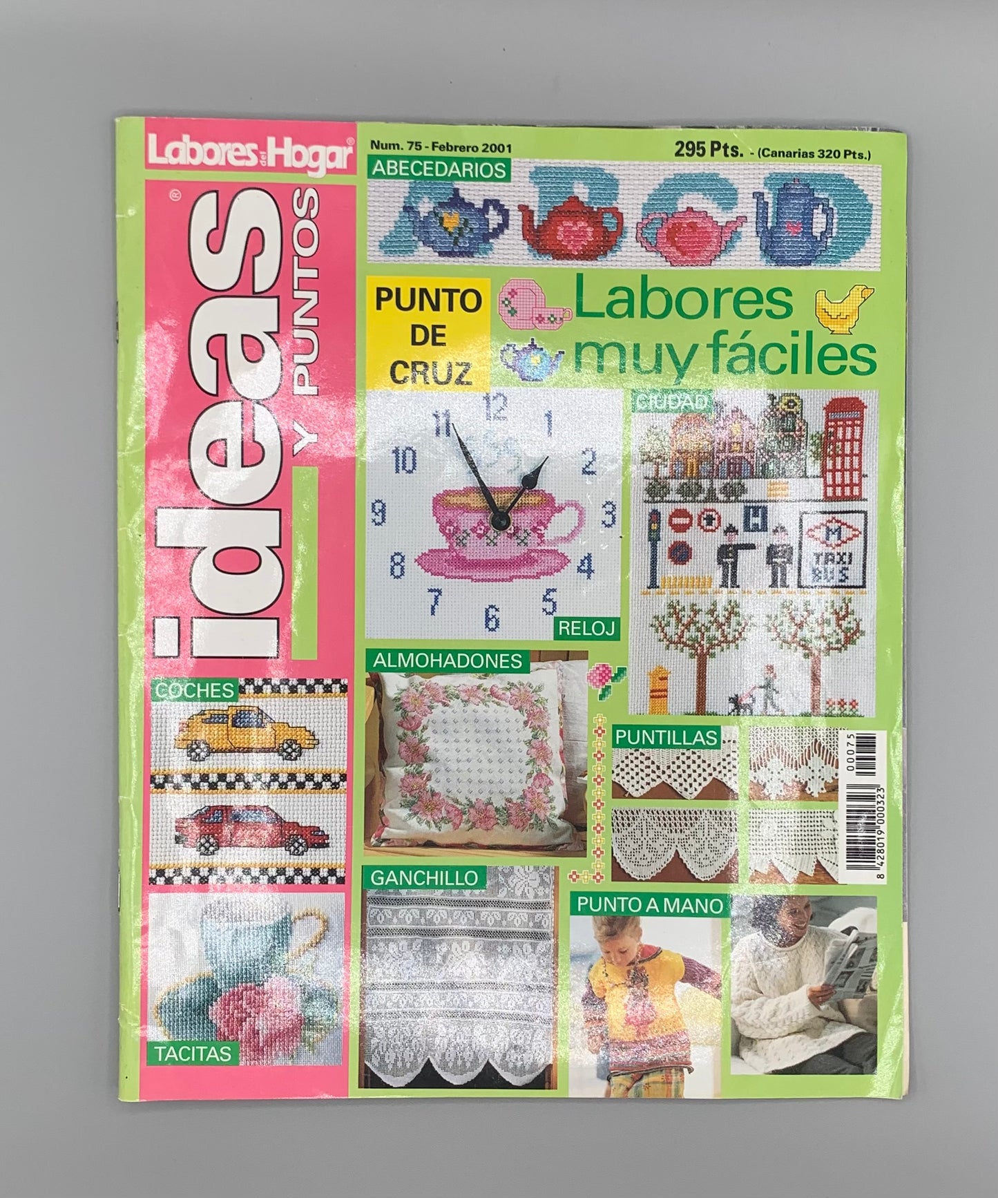 Revista "Labores del hogar" Ideas y puntos Nº 75 - Febrero 2001