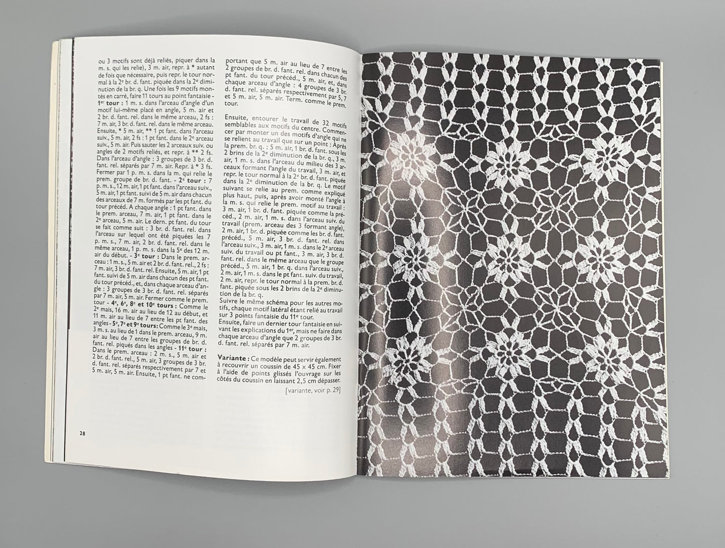 Revista "Crochet décoration" - 1974 by DMC (Idioma Francés)