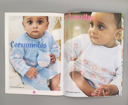 Revista "1000 puntos" Baby & kids - Punto de malla y ganchillo