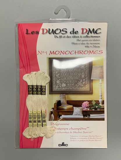 Les DUOS de DMC - Nº 1 Monochromes - Diagramme "Printemps champêtre"