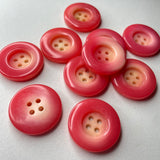Pack 10 botones vintage rosa