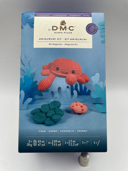 Kit amigurumi cangrejo de DMC