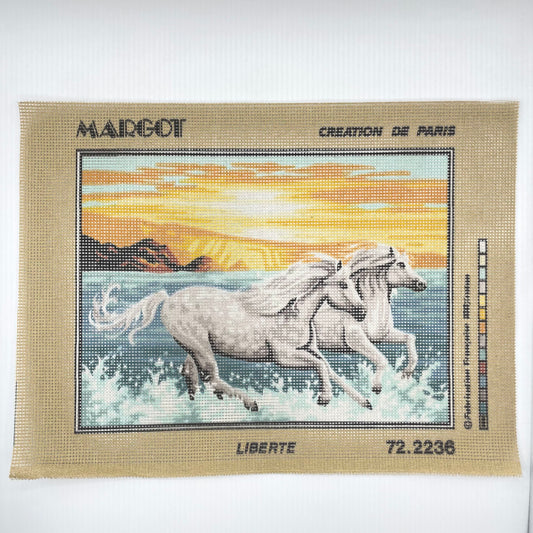 Petit point: "liberté" Margot DMC