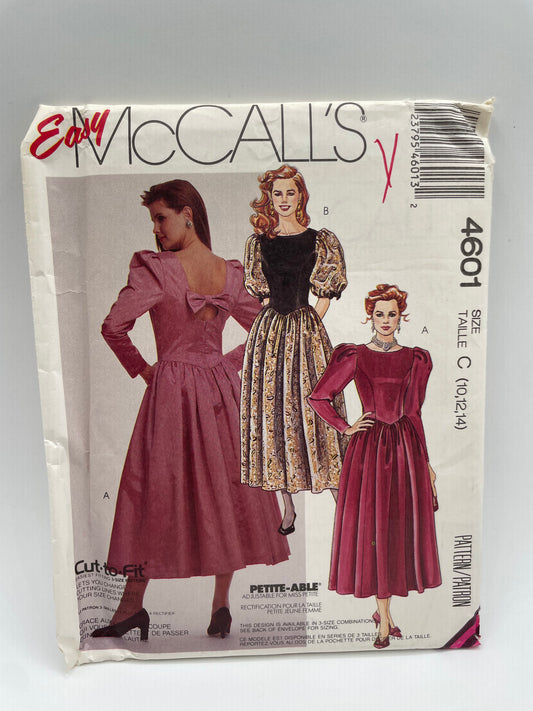 Patrón vintage original americano de vestido