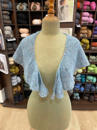 Toquilla de lana y alpaca hecho a mano