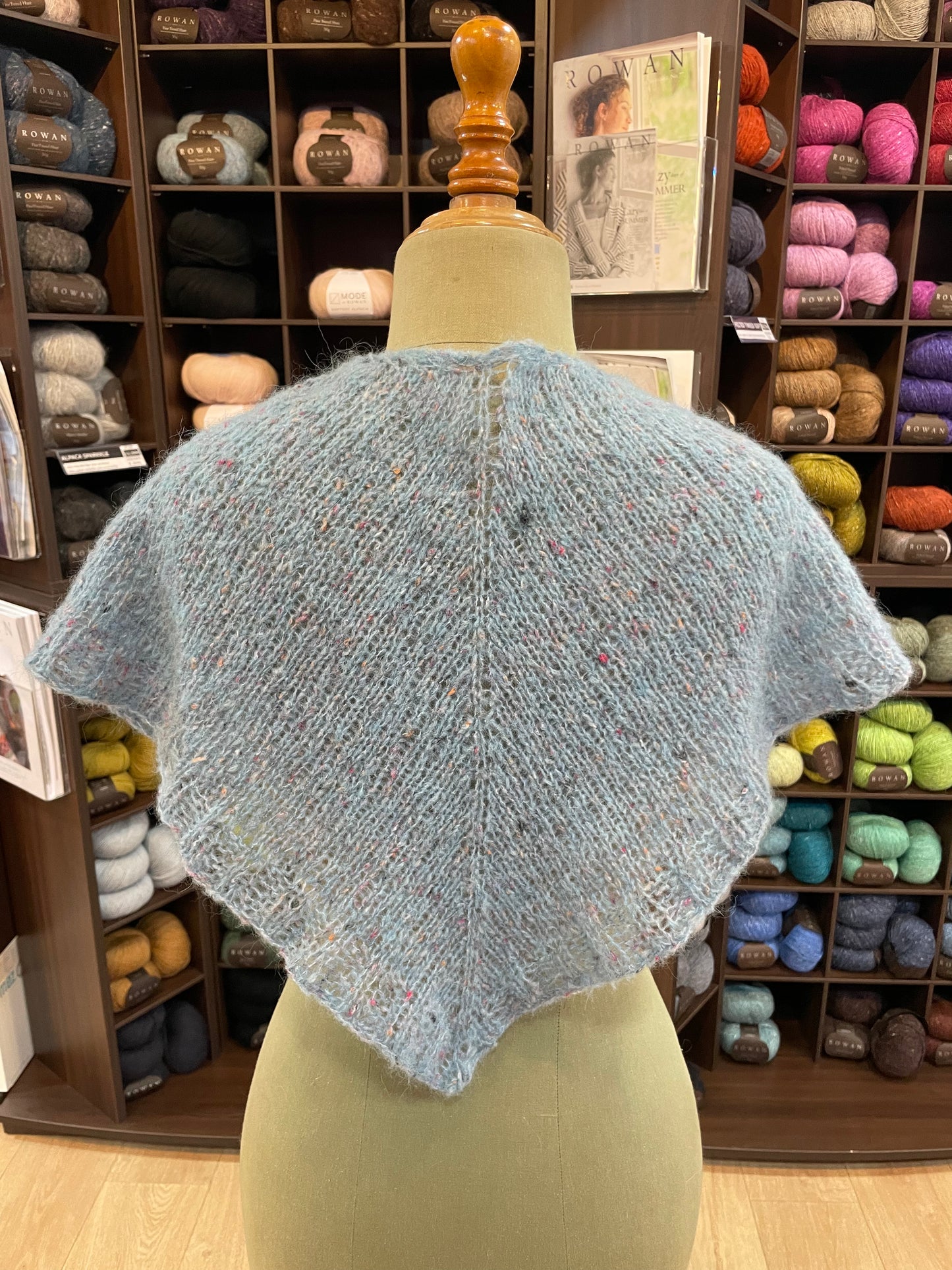 Toquilla de lana y alpaca hecho a mano