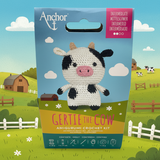 Kit amigurumi "Gertie la vaca" ANCHOR