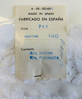Mantón color blanco SPANISH MANTILLA