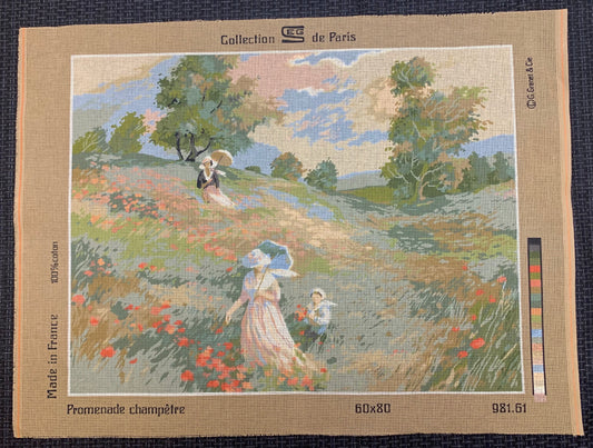 Petit point: "Promenade champêtre" SEG DMC