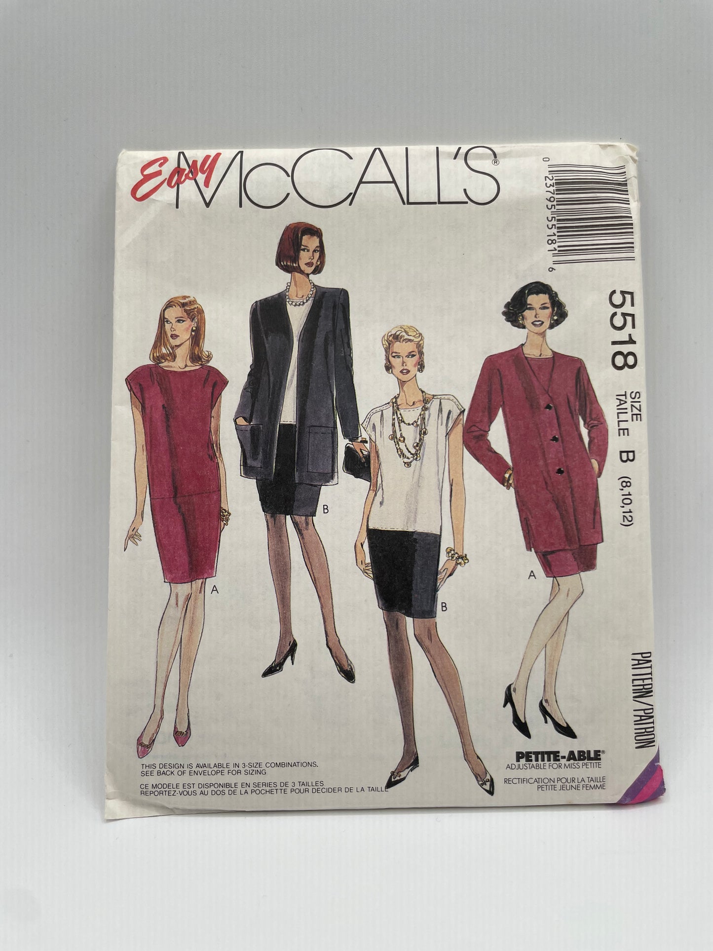 Patrón vintage original americano de vestido