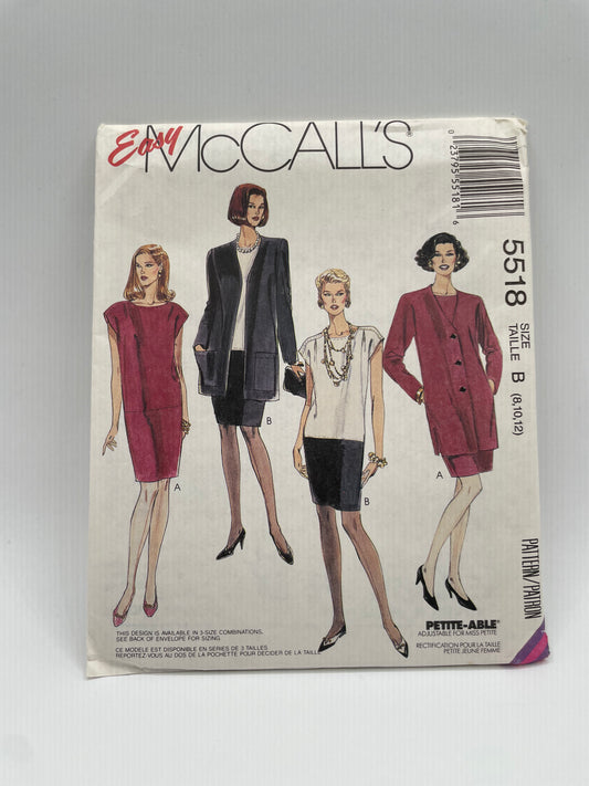 Patrón vintage original americano de vestido