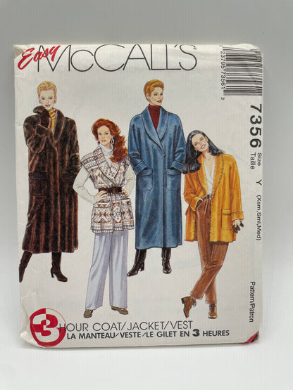 Patrón vintage original americano de abrigo