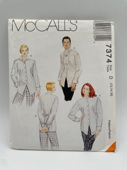 Patrón vintage original americano de blusa