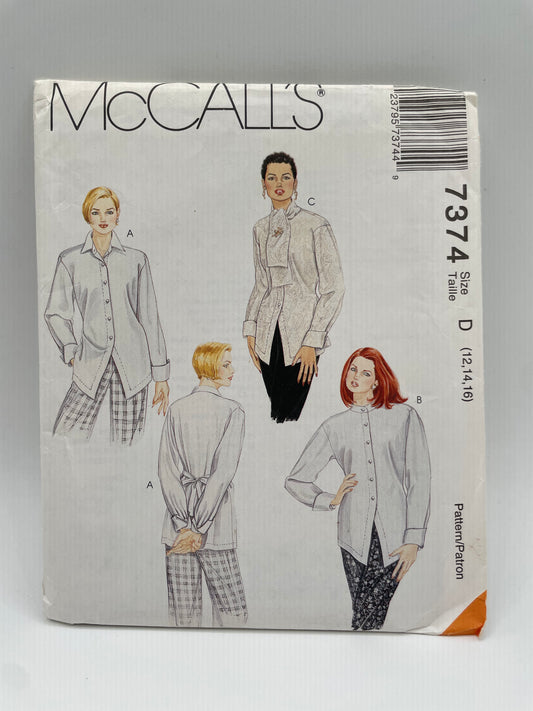 Patrón vintage original americano de blusa