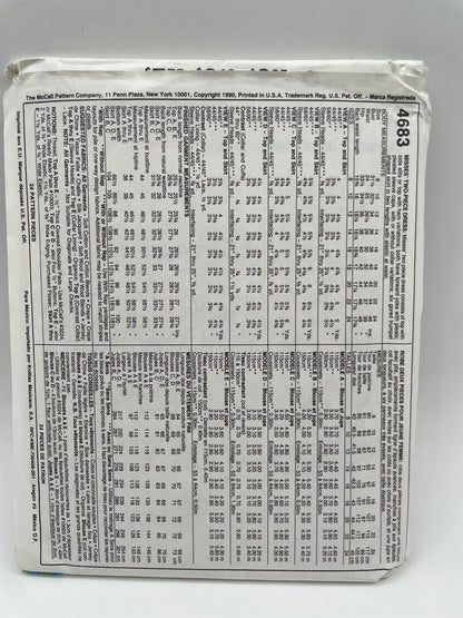 Patrón vintage original americano de vestido