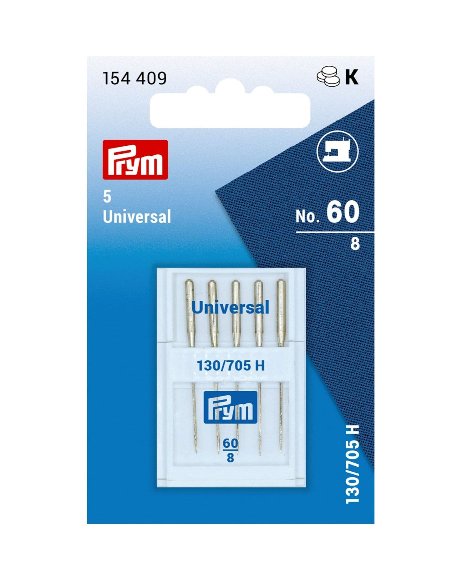Agujas de costura universal para máquina de coser (Talón plano) PRYM