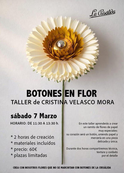 Taller BOTONES EN FLOR