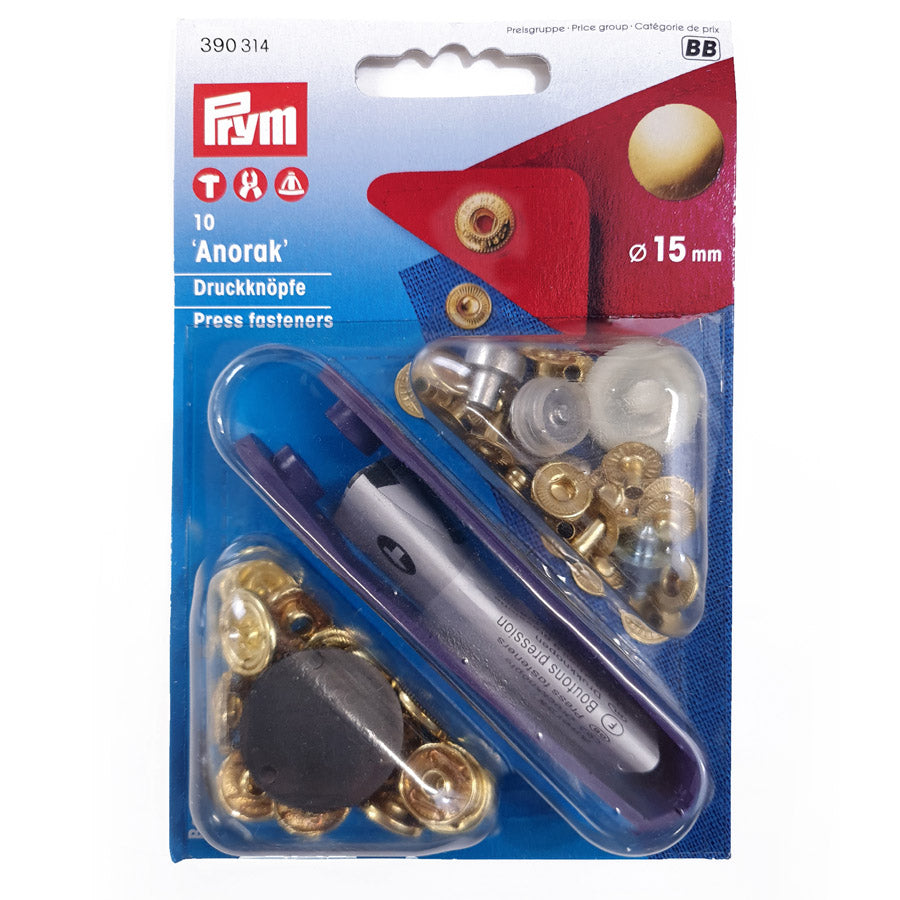 Broche "Anorak" 15mm PRYM
