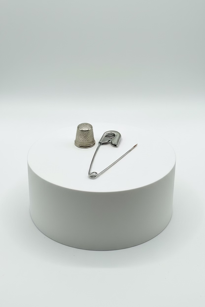 Broche tipo imperdible fantasía con diseño clásico