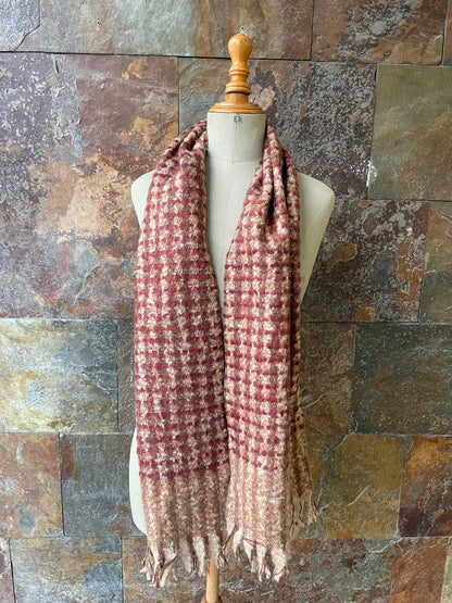 Bufanda vintage en tonos marrones y beige GAL-LUS