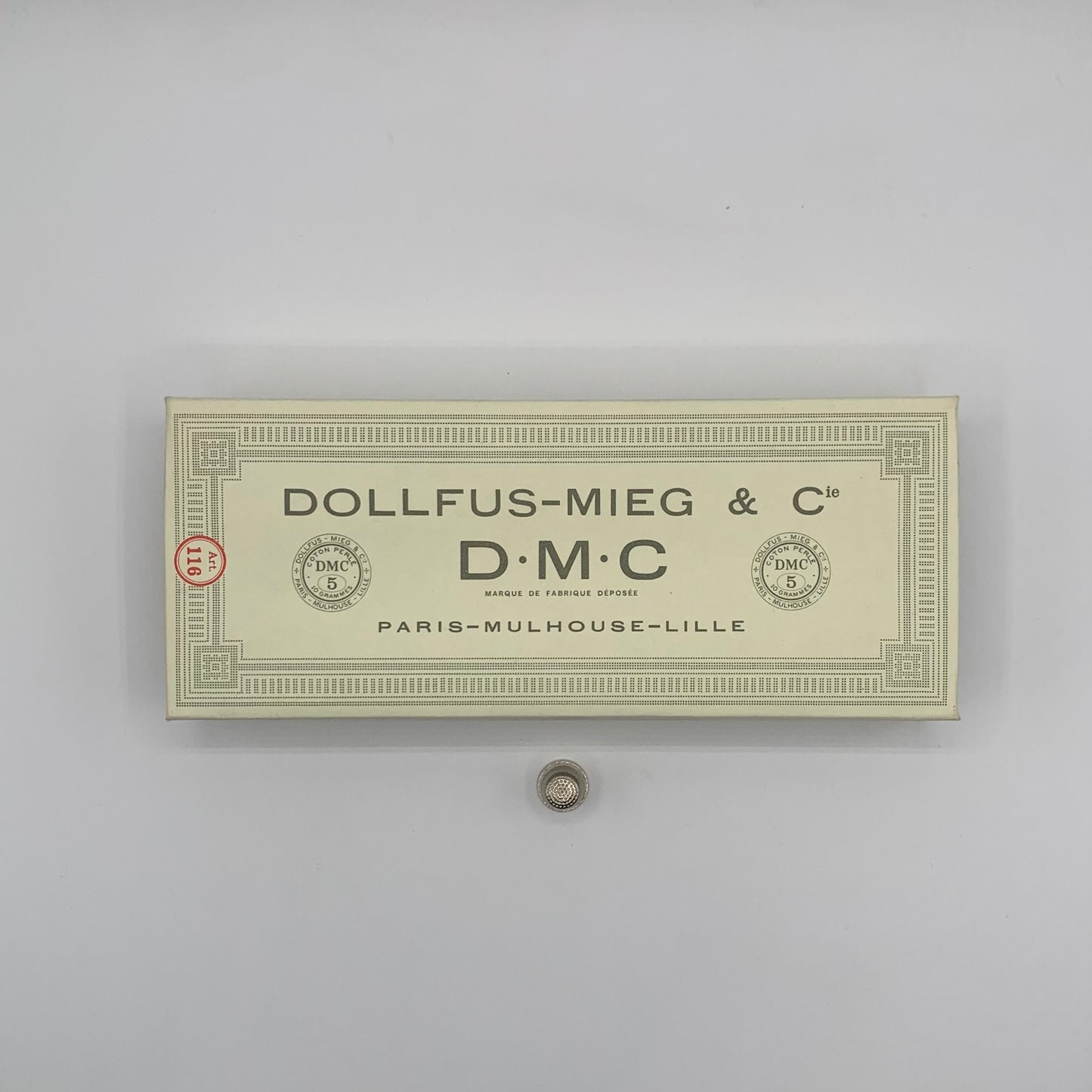 Caja de ovillos perlé Nº 5 (434) - 100% Algodón DMC