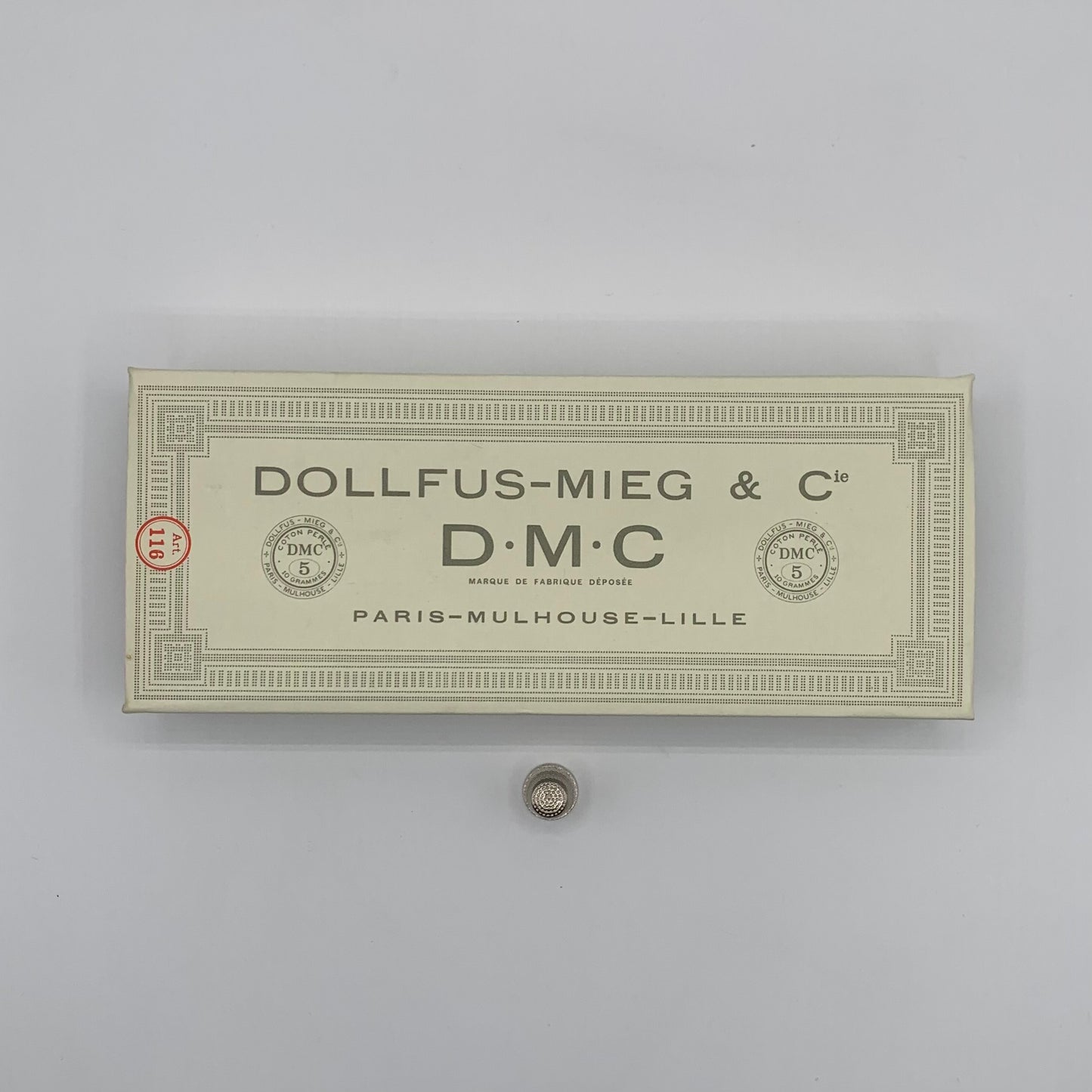 Caja de ovillos perlé Nº 5 (436) - 100% Algodón DMC