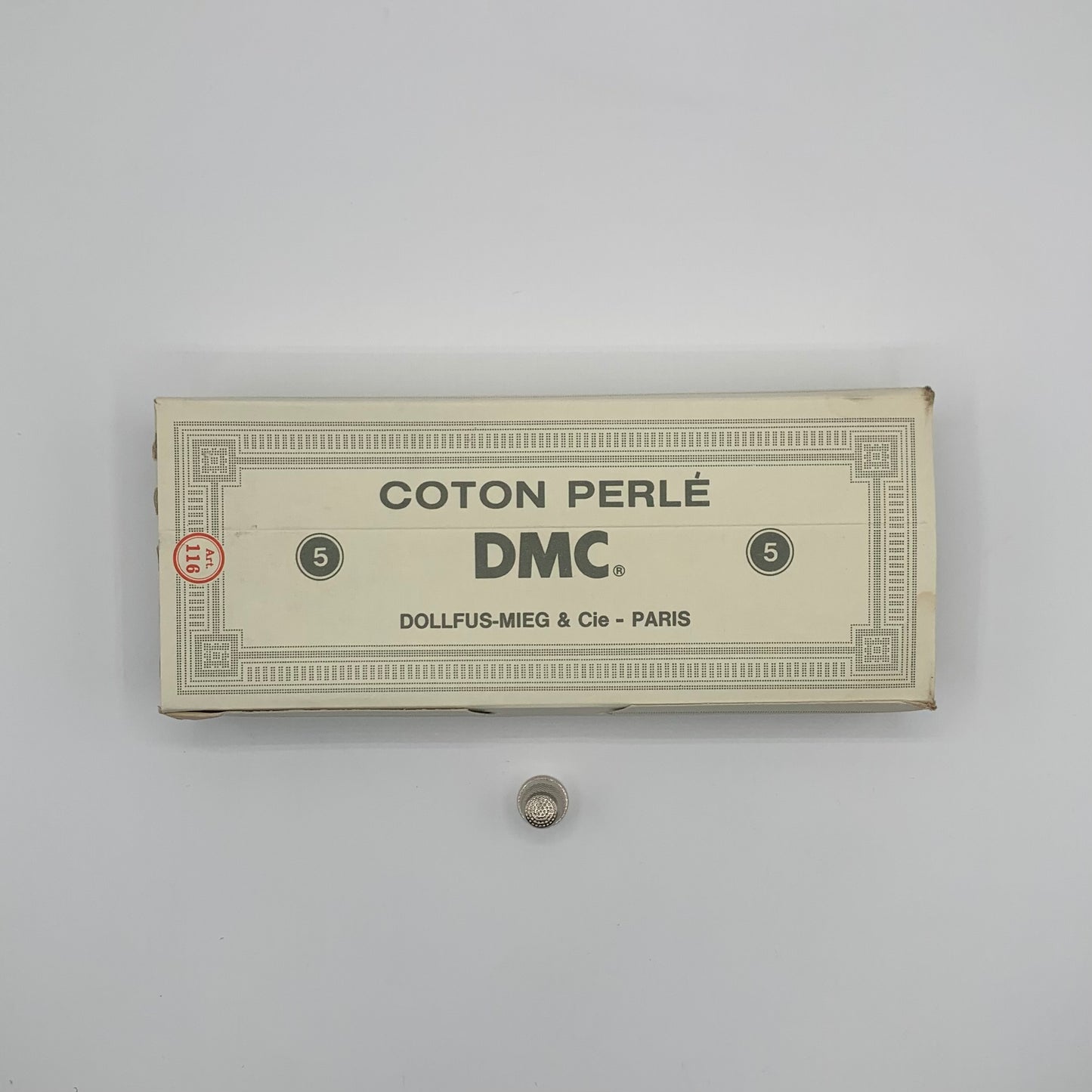 Caja de ovillos perlé Nº 5 (ECRU NATUREL) - 100% Algodón DMC