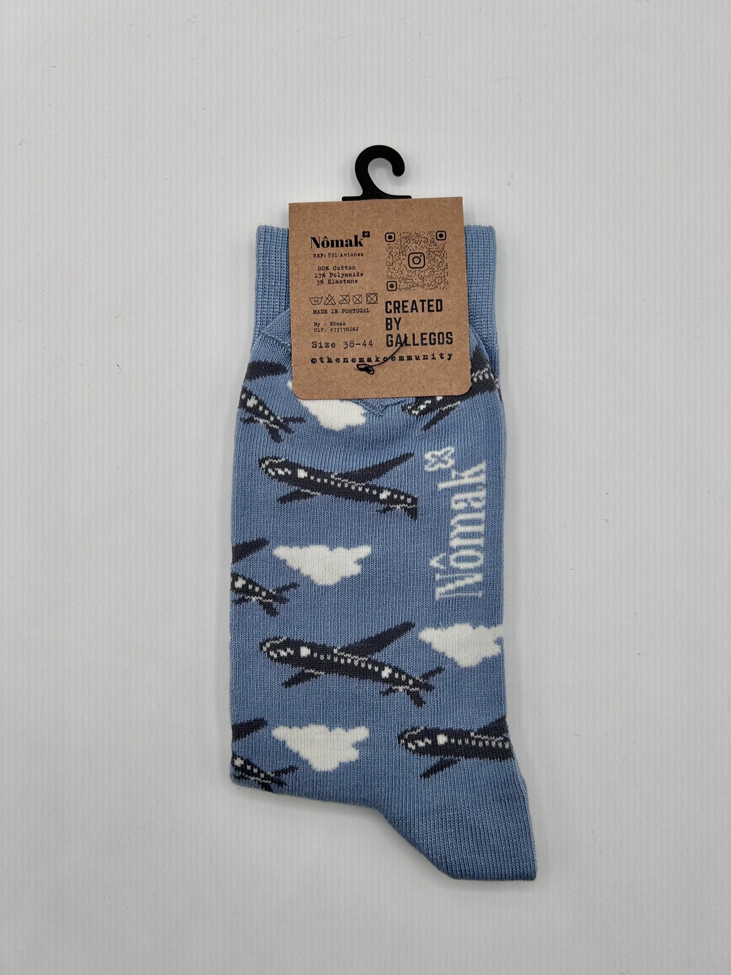 Calcetines de algodón "NÔMAK" WE SOCKS / Created By Gallegos