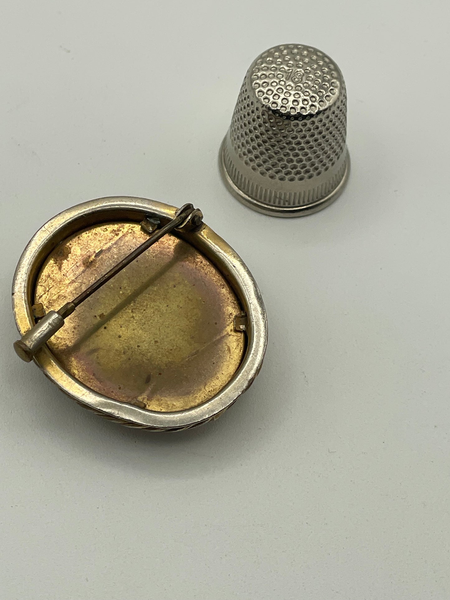 Camafeo antiguo tipo broche