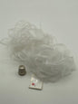Flor de tela color blanco Deliart