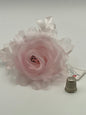 Flor de tela color rosa claro Deliart