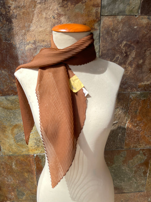 Foulard vintage años 70 color marrón - Pañolerías EGO