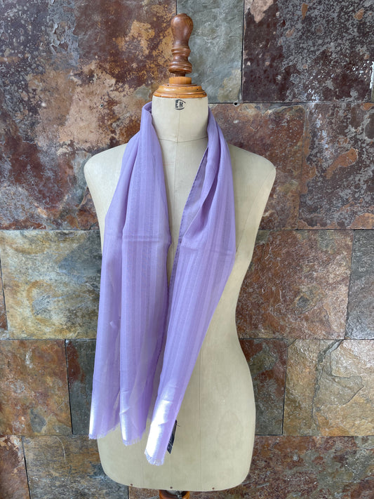 Foulard vintage años 70 en color malva CRATTI